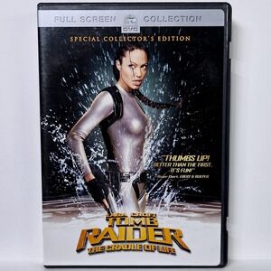 Tomb Raider Cradle of Life Special Collectors Edition DVD Full Screen Jolie 2003